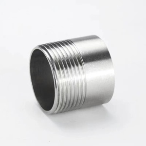 201 304 316 thép không gỉ Hàn núm vú với một bên chủ đề NPT BSP bspt nam ren nửa khớp nối núm vú - Product Image 4