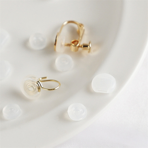 Bouchons d'oreilles en Silicone pour femmes, pièces, accessoires pour fabrication de bijoux - Product Image 1