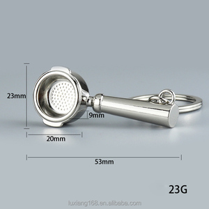 Accessoires de café portables porte-filtre expresso cadeau/<span class=keywords><strong>mousseur</strong></span> à lait pichet/doseur Barista café doseur porte-clés - Product Image 6