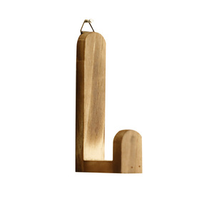 Porte-<span class=keywords><strong>manteau</strong></span> mural en <span class=keywords><strong>bois</strong></span> massif, écologique, pour entrée, avec crochets pour serviettes - Product Image 5