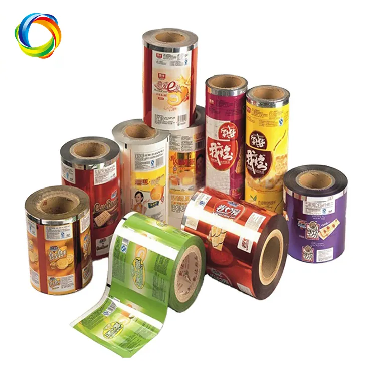 Impression personnalisée Flexible Emballage Alimentaire Rouleau Stock Film Stickpack Pour Pommes De Terre Chips Impression En Plastique Laminé Snack Emballage Film