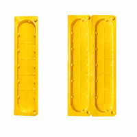 Piège à insectes collant jaune en plastique rigide 22*5cm, non toxique, à forte adhérence, pour la vente en gros agricole