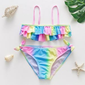 Traje de Baño de Dos Piezas para Niñas, Traje de Baño Infantil, Traje de Baño Encantador, Bikini para Niña de 12 Años - Product Image 6