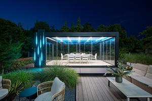 Invernadero de Cristal Contemporáneo en Oferta, Villa con Jardín, Patio Exterior, Solárium, Cuatro Estaciones, Resistente a la Lluvia - Product Image 5