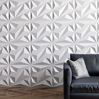 Panneau mural 3D en PVC ignifuge, décoratif, en relief, pour salon et chambre à coucher