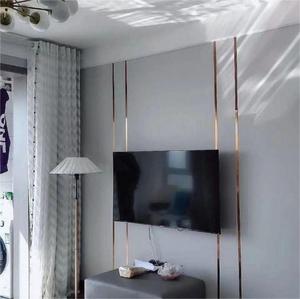 Modern 10mm Peel and Stick Mirror Frame Trim <strong>Moulding</strong> <strong>Flexible</strong> Stainless Steel for Hotel Application Designer Hotel <strong>Mouldings</strong> - Product Image 4