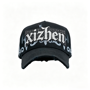 Wholesale Puerto Rico Straw Hat El Mago 5 Panel 100% Cotton <strong>Black</strong> Personalized Baseball <strong>Caps</strong> <strong>NY</strong> STARS Cristales Rico Hat - Product Image 3