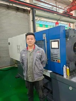 ZHENHUA Machine de moulage par injection de boîtier de LED de 338 tonnes a mené la machine de moulage par soufflage d'injection d'ampoule à vendre