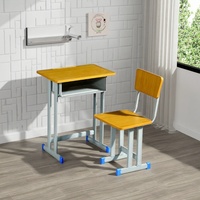 Mobilier scolaire en bois au design moderne ensemble de chaises de bureau à hauteur réglable caractéristiques écologiques pour salle de classe chambre à coucher salon