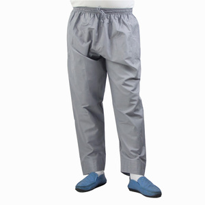 Pantalones tradicionales musulmanes para hombre, holgados, estilo árabe de Dubái, pantalones de poliéster de color sólido a la moda con cintura elástica. - Product Image 6