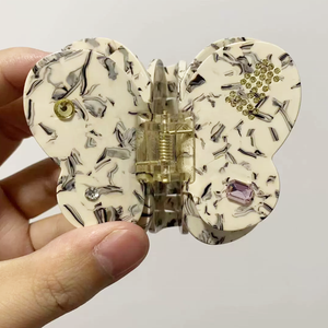 Pinzas de Pelo Geométricas de Acetato con Forma de Mariposa, Multicolores, para Uso Diario, Precio de Fábrica, Pinzas de Alta Gama, Estilo INS, Accesorios para el Cabello - Product Image 4