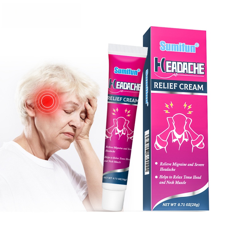 Private Label Wholesale Migraine Ointment Dizziness Acupoint Ointment Pain Relief Care and Health Ointment 20g