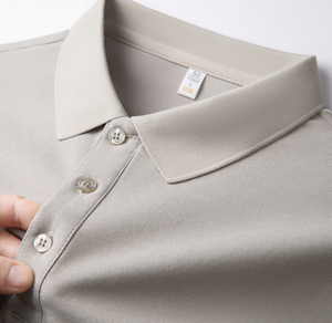 Polo de Negocios Casual para Hombre, 230 Gramos, Sorona Peinada, Resistente a las Arrugas, Elástico, de Alta Calidad y Transpirable - Product Image 4