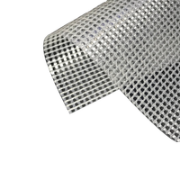 1000DX1000D 350G Bâche en maille PVC transparente Bâche en plastique transparent Rouleau de tissu pour serre jardin