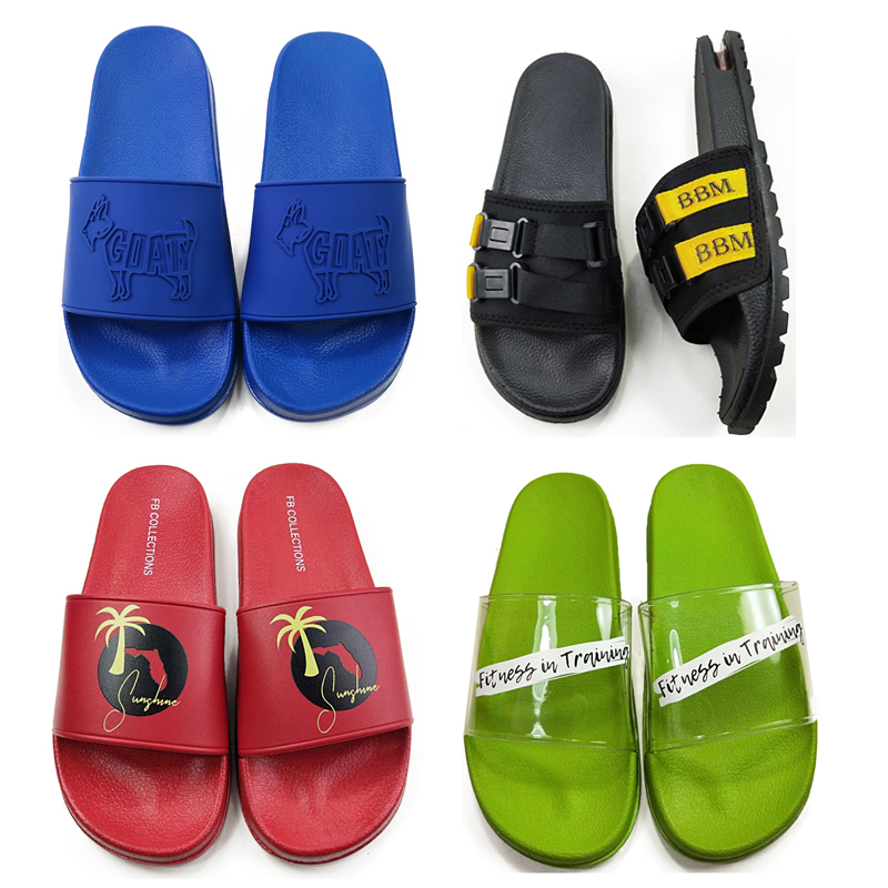 Custom Design Logo Slippers - Durable & Stylish Chancletas