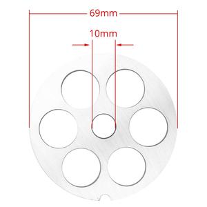 Pour <span class=keywords><strong>Kitchenaid</strong></span> Mixer Food Chopper Compatible #12-18mm Acier Inoxydable <span class=keywords><strong>Hachoir</strong></span> À Viande Plaque Disques Lames Électrique Manuel pour Househ - Product Image 2