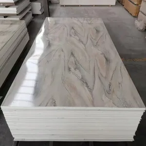 Pannello di parete di marmo del pvc dello strato di marmo del pvc del marmo del faux del pvc dello strato di vendita caldo