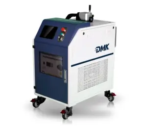 DMK Fiber Nanosecond Pulsed Laser Cleaning Rust Oil Grease Removal Machine Device