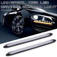 Bande LED de circulation dynamique étanche 12V universelle, clignotant jaune, phare séquentiel, DRL, bande lumineuse de jour