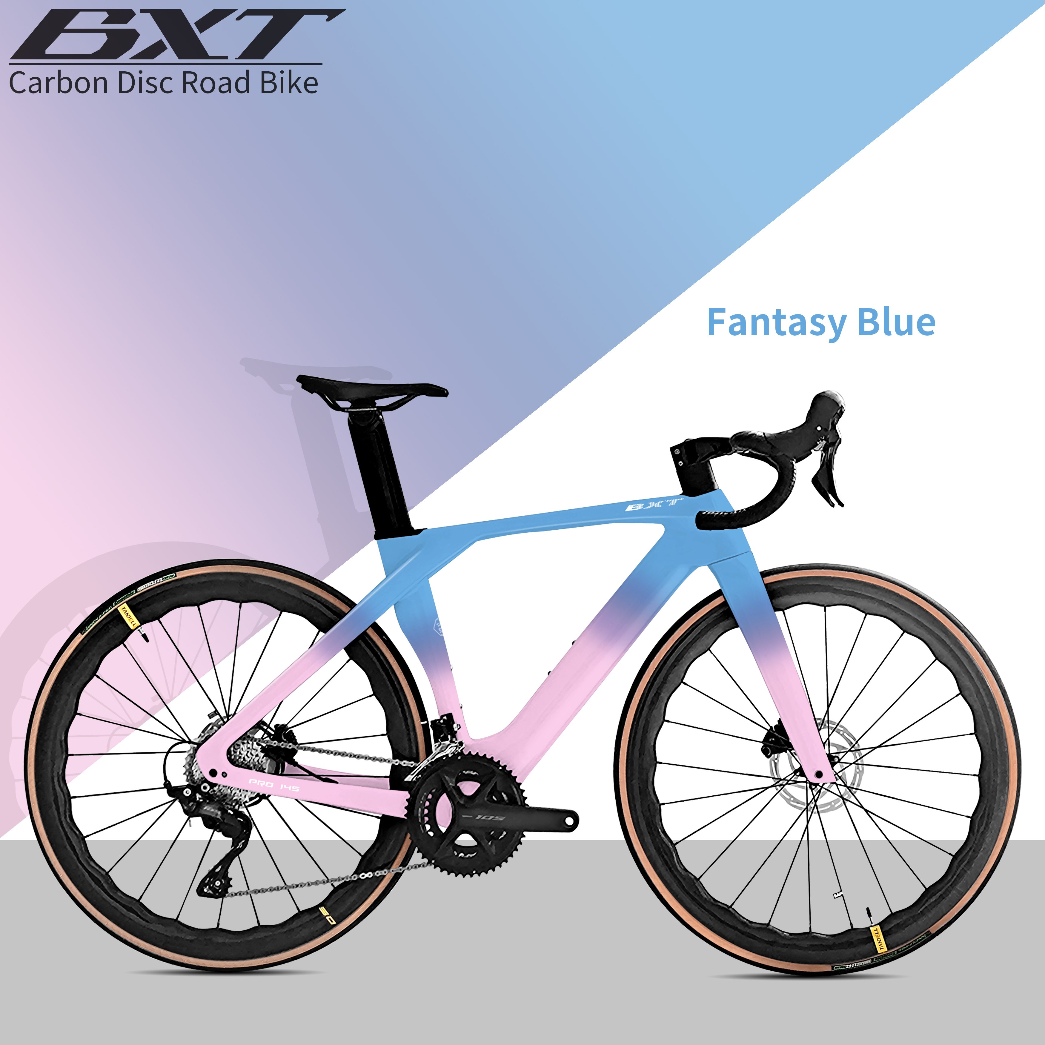 BXTフルカーボンファイバーロードバイク2024新品2*12速軽量