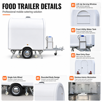 MAICHE Camion de Restauration Mobile Personnalisé 220V en Acier Inoxydable pour Hamburgers et Snacks – Chariot de Vente Ambulant Multifonctionnel