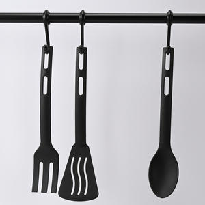 Ensemble d'ustensiles de cuisine en nylon : spatule, fourchette, cuillère à corps droit pour la cuisson et le service, fabriqué à Yangjiang ZYB367 - Product Image 1