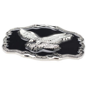 JIAXU Groothandel Op Maat Gemaakt Logo Luxe 3D Paardenriemgesp Vintage Western Cowboy Stijl Hittetransfer Gedrukt Messing Zinklegering - Product Image 4