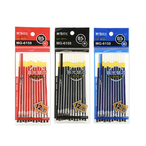 Recambio de bolígrafo de gel M&G MG-6159, 0,5 mm, negro, rojo, azul, para escritura en la oficina y la escuela - Product Image 4