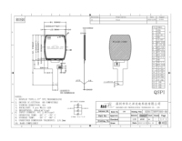 Modul LCD 1,77 Inci Resolusi 320*358 Bentuk Khusus Dengan Lampu Latar Putih Layar TFT LCD