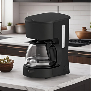 Tragbare manuelle Filterkaffee maschine Tee maschine Mini Electric für Office Home Filter Hotelzimmer Auto Halbautomat isch für Wohnmobile im Freien
