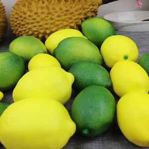 Artificial Lemon Lime Simulated Fruit High Density <b>Foam</b> Material Eco-friendly Fade Resistant Fake Kitchen Display Home Decor - Product Image 6