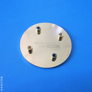 Badge métallique circulaire personnalisé avec design à clous, sans nickel, accessoire de logo de luxe pour quincaillerie de bagages - Product Image 3