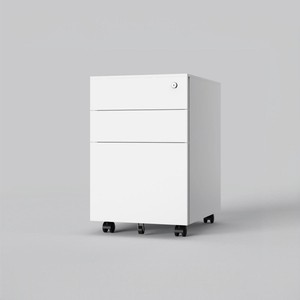 Meuble de rangement mobile à 3 portes <span class=keywords><strong>Gdlt</strong></span>, combinaison de rangement de bureau, armoires à dossiers mobiles à 3 tiroirs - Product Image 3