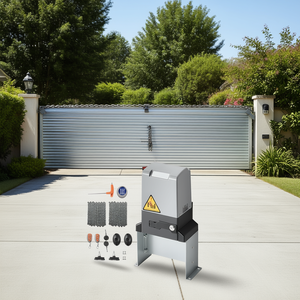 Abridor de Puerta Corredera Eléctrico de 1200W y 5732Lbs con Accionamiento por Cadena y Sensor Infrarrojo para Uso Exterior - Product Image 3
