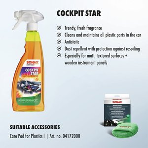 Limpiador de Interiores de Automóviles Cockpit Star de 750 ml para el Cuidado del Tablero y Tapicería en Interiores de Automóviles - Product Image 2