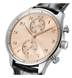 Montre de luxe pour homme, montre-bracelet à quartz, style décontracté, sport, alliage, bracelet en cuir, iwcs - Product Image 1