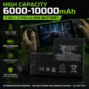 <span class=keywords><strong>Batterie</strong></span> externe rechargeable personnalisée pour consoles de jeux portables Steam Deck ROG Ally Switch - 1000-8000 mAh Li-ion/Li-polymère OEM - Product Image 3