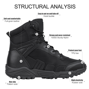 IDS005 Botas Tácticas <span class=keywords><strong>de</strong></span> Senderismo <span class=keywords><strong>para</strong></span> <span class=keywords><strong>Hombre</strong></span> <span class=keywords><strong>para</strong></span> Exteriores Ligeras e Impermeables con Suela <span class=keywords><strong>de</strong></span> Goma <span class=keywords><strong>Zapatos</strong></span> <span class=keywords><strong>de</strong></span> Trekking Botas <span class=keywords><strong>de</strong></span> Trabajo <span class=keywords><strong>para</strong></span> Desierto con Soporte <span class=keywords><strong>de</strong></span> Tobillo - Product Image 6
