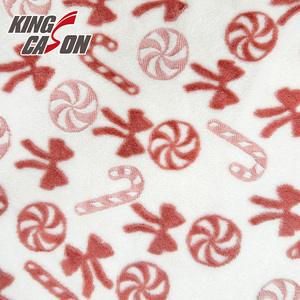 Tissu en <span class=keywords><strong>fausse</strong></span> <span class=keywords><strong>fourrure</strong></span> rose bonbon confortable en polyester moelleux unilatéral de qualité supérieure, best-seller Kingcason, pour couvertures - Product Image 6