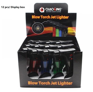 Briquet Torche à Jet Oblique Rechargeable au <span class=keywords><strong>Butane</strong></span>, Coupe-Vent, pour Cigarette et Cuisine, Personnalisable à Prix Abordable - Product Image 6