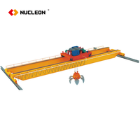 Pont roulant électrique à chariot de levage type QZ, 20 tonnes, 30 tonnes, 50 tonnes, à double poutre avec grappin, à vendre
