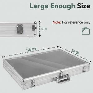 Boîte de présentation personnalisable en aluminium pour cartes, étui de transport pour cartes de sport, étui pour cartes gradées - Product Image 2