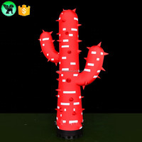 Carnival Lighting Decor Inflatable Customized Lighting Festival Event Inflatable Cactus Replica A8339