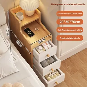 Oem/odm מודרני מינימליסטי צר פער אחסון כותלי-מיני קומפקטי חכם, חיסכון בחלל לחדר שינה דירה - Product Image 5