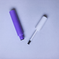 Tubo Morbido in Plastica da 3ml-20ml per Mascara, Personalizzabile con Logo, Confezione Cosmetica con Tappo e Spazzolino per Siero Ciglia e Trucco