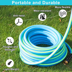 Agricultural Spiral PVC <b>Garden</b> <b>Hose</b> Reel Non-toxic Odorless UV Resistant <b>Flexible</b> Rewindable Adjustable Competitive Price - Product Image 5