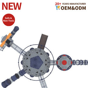 Équipements de jeux d'extérieur pour enfants |   Glissade sécurisée Alpha Planet Series |   Utilisation commerciale en extérieur, certifié CE, conception personnalisée - Product Image 3