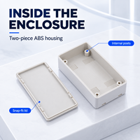 Boîte en plastique ABS transparente DIY 85*40*20mm pour présentation de produits, idéale pour l'approvisionnement en gros et l'évaluation des acheteurs commerciaux