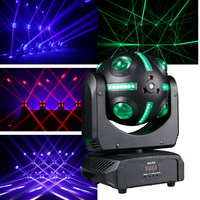 120W Laser RGBW LED Moving Head Lichter mit DMX512-Steuerung, HomeKit-kompatibel für Bar, Party und Bühnenbeleuchtung