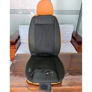 Coussin de siège avant de voiture de luxe rafraîchissant avec ventilateur, confortable, respirant, en polyester, pour l'été, couleur noire - Product Image 1